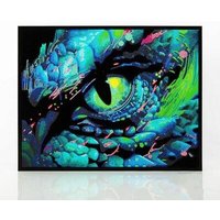 DIAMOND DOTZ DD25009 Diamond Painting Neon Drachenauge Neon Noir, Fortgeschrittene von DIAMOND DOTZ®