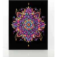 DIAMOND DOTZ DD25015 Diamond Painting Neon Mandala Neon Noir, Fortgeschrittene von DIAMOND DOTZ®