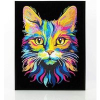 DIAMOND DOTZ DD25019 Diamond Painting Katze Neon Noir, Fortgeschrittene von DIAMOND DOTZ®