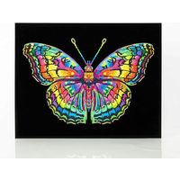 DIAMOND DOTZ DD25020 Diamond Painting Neon Schmetterling Neon Noir, Fortgeschrittene von DIAMOND DOTZ®