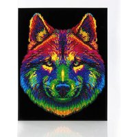 DIAMOND DOTZ DD25024 Diamond Painting Neon Wolf Neon Noir, Fortgeschrittene von DIAMOND DOTZ®