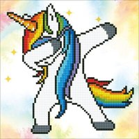 DIAMOND DOTZ DD3024 Diamond Painting Einhorn Dab Anfänger/Kids von DIAMOND DOTZ®