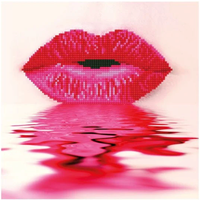DIAMOND DOTZ DD5003 Diamond Painting Rote Lippen Geübte von DIAMOND DOTZ®