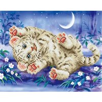 DIAMOND DOTZ DD5005 Diamond Painting Baby Tiger Geübte von DIAMOND DOTZ®
