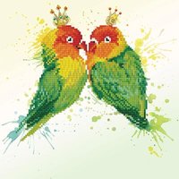 DIAMOND DOTZ DD5075 Diamond Painting Verliebte Vögel - Geübte von DIAMOND DOTZ®