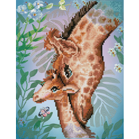 DIAMOND DOTZ DD7080 Diamond Painting Giraffe mit Baby von DIAMOND DOTZ®