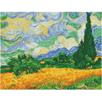 DIAMOND DOTZ DD9024 Diamond Painting Weizenfeld mit Zypressen (Van Gogh) von DIAMOND DOTZ®