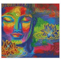 DIAMOND DOTZ DD9027 Diamond Painting Buddha und Lotusblumen - Geübte von DIAMOND DOTZ®