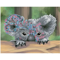 DIAMOND DOTZ DD9074 Diamond Painting Koala bunt von DIAMOND DOTZ®