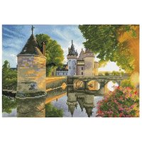 DIAMOND DOTZ DQ12002 Diamond Painting Wasserschloss - Geübte von DIAMOND DOTZ®