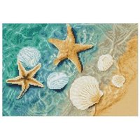 DIAMOND DOTZ DQ8003 Diamond Painting Muscheln und Seesterne Quadrat - Geübte von DIAMOND DOTZ®