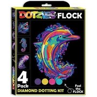 DIAMOND DOTZ DTZ4008 Diamond Painting Neon Meerestiere Neon Dotzies, Anfänger/Kids von DIAMOND DOTZ®
