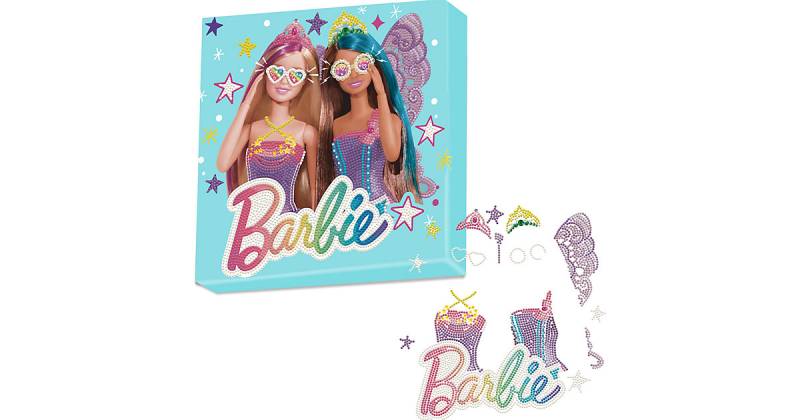 "DOTZ BOX® Original Diamond Painting Set Barbie ""Fantasy"" 28 x 28 cm" türkis von DIAMOND DOTZ®