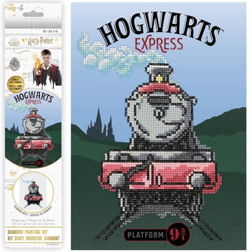 DIAMOND DOTZ CD238003003 - Original 5D Diamond Painting Set Hogwarts Express, Harry Potter Kreativset mit 2.876 Diamant Mosaiksteinen, Malset 22 x 31cm, DIY für Erwachsene und Kinder ab 8 Jahren DIAMOND DOTZ CD238003003 - Original 5D Diamond Painting Set Hogwarts Express, Harry Potter Kreativset mit 2.876 Diamant Mosaiksteinen, Malset 22 x 31cm, DIY für Erwachsene und Kinder ab 8 Jahren von DIAMOND DOTZ