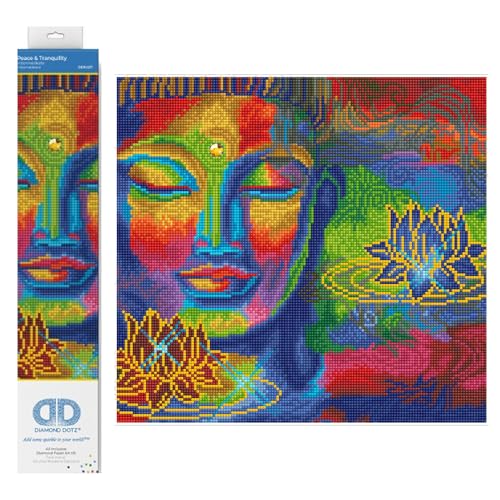 Diamond Dotz DD9-027 Buddha, ca. 40 x 37 cm groß, Diamond Painting, Malen mit Diamanten, funkelndes Bild zum Selbstgestalten, für Kinder und Erwachsene Diamond Dotz DD9-027 Buddha, ca. 40 x 37 cm groß, Diamond Painting, Malen mit Diamanten, funkelndes Bild zum Selbstgestalten, für Kinder und Erwachsene von DIAMOND DOTZ