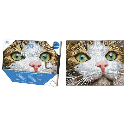 Diamond Dotz DDK6-029 Green Eyed Beauty mit Rahmen, ca. 28,9 x 36,7 cm groß, Diamond Painting, Malen mit Diamanten, funkelndes Bild zum Selbstgestalten, für Kinder und Erwachsene Diamond Dotz DDK6-029 Green Eyed Beauty mit Rahmen, ca. 28,9 x 36,7 cm groß, Diamond Painting, Malen mit Diamanten, funkelndes Bild zum Selbstgestalten, für Kinder und Erwachsene von DIAMOND DOTZ