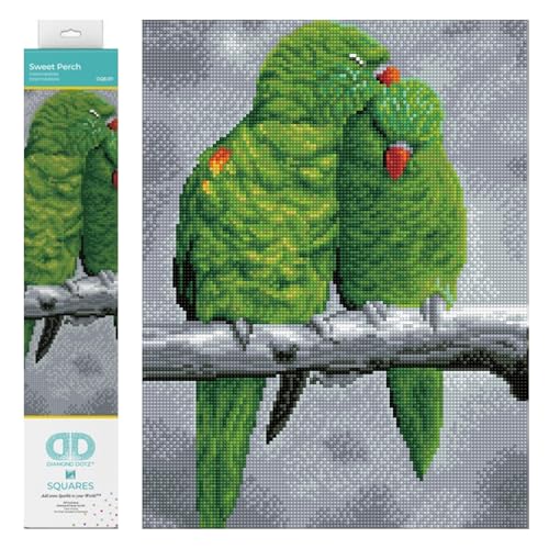 Diamond Dotz DQ8-011 Squares Sweet Perch, ca. 41 x 31 cm groß, Diamond Painting, Malen mit Diamanten, funkelndes Bild zum Selbstgestalten, für Kinder und Erwachsene Diamond Dotz DQ8-011 Squares Sweet Perch, ca. 41 x 31 cm groß, Diamond Painting, Malen mit Diamanten, funkelndes Bild zum Selbstgestalten, für Kinder und Erwachsene von DIAMOND DOTZ