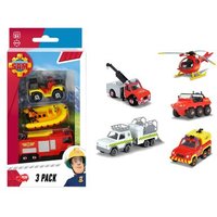 DICKIE TOYS 203099629 Feuerwehrmann Sam 3 Pack, 3-sort. DICKIE TOYS 203099629 Feuerwehrmann Sam 3 Pack, 3-sort. von DICKIE TOYS