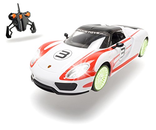 Dickie Toys 201119075 - RC Porsche Spyder, funkferngesteuertes Fahrzeug, 26 cm von Dickie Toys