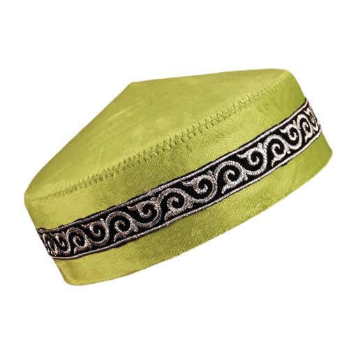 DIDILLX Traditionelle blaue Schädelmütze, weiches Polyester, religiöse Zeremonie, kulturell bestickt, Kopfbedeckung, Bühnenkostüm, traditionelle kasachische Zeremonie DIDILLX Traditionelle blaue Schädelmütze, weiches Polyester, religiöse Zeremonie, kulturell bestickt, Kopfbedeckung, Bühnenkostüm, traditionelle kasachische Zeremonie von DIDILLX