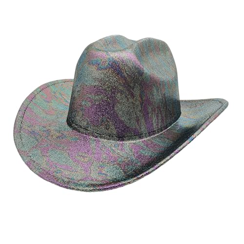 DIDILLX Westernhut aus PU-Leder mit Retro-Textur, Unisex, Kostüm-Requisiten, Westernhut für Rollenspiele, Veranstaltungen, Maskeraden DIDILLX Westernhut aus PU-Leder mit Retro-Textur, Unisex, Kostüm-Requisiten, Westernhut für Rollenspiele, Veranstaltungen, Maskeraden von DIDILLX