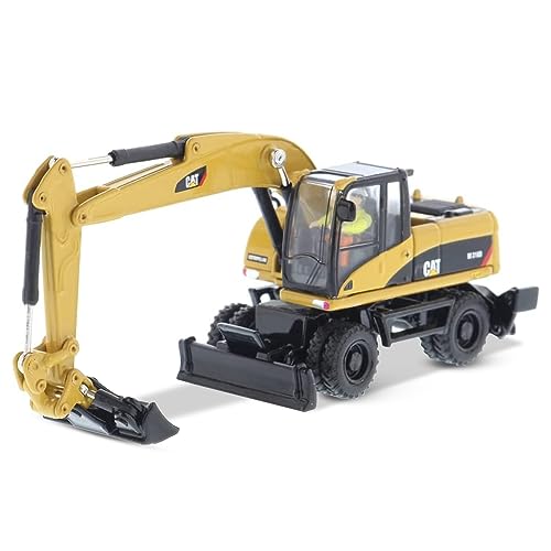 Diecast Masters 85177 - Caterpillar Mobilbagger M318D, detailgetreues H0 CAT Baufahrzeug in Metallbox, Maßstab 1:87, ca. 10,7 x 4,2 x 4,9 cm, 14+, für Modelleisenbahnen und Sammler geeignet von Diecast Masters