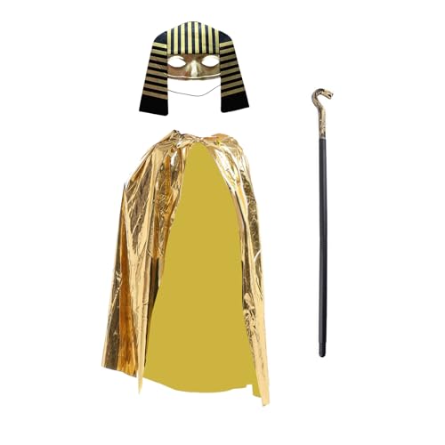 DIEKE 1/2pcs Ägyptische Pharaonen Kostüm Outfit Halloween Cosplay Kostüm Accessoire Alte Ägyptische Kleiderkostüm DIEKE 1/2pcs Ägyptische Pharaonen Kostüm Outfit Halloween Cosplay Kostüm Accessoire Alte Ägyptische Kleiderkostüm von DIEKE