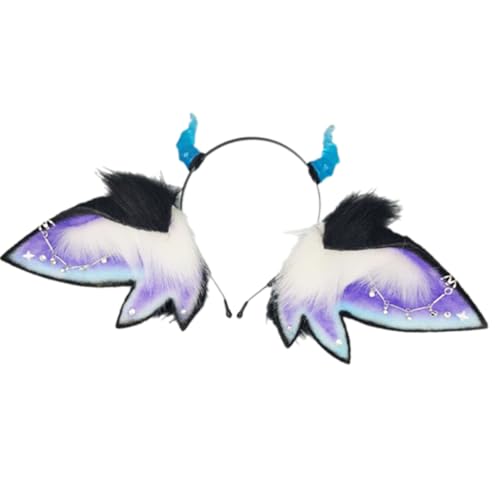DIEKE Anime-Haarreif mit Tierohren, Kostümzubehör, Haarreifen für Halloween, Mottoparty und den täglichen Gebrauch, lustiger Look, Kopfschmuck, Ohren, Haarreif DIEKE Anime-Haarreif mit Tierohren, Kostümzubehör, Haarreifen für Halloween, Mottoparty und den täglichen Gebrauch, lustiger Look, Kopfschmuck, Ohren, Haarreif von DIEKE