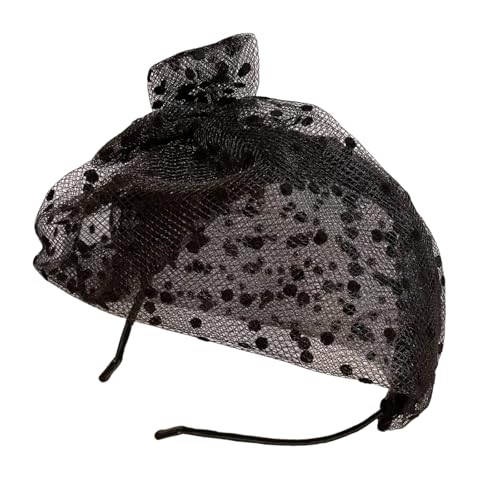 DIEKE Fascinator Hats Stirnband für Damen Abend Hochzeit Party Cosplay Kostüm Kopfbedeckung Halloween Haarschmuck Party Haarschmuck DIEKE Fascinator Hats Stirnband für Damen Abend Hochzeit Party Cosplay Kostüm Kopfbedeckung Halloween Haarschmuck Party Haarschmuck von DIEKE