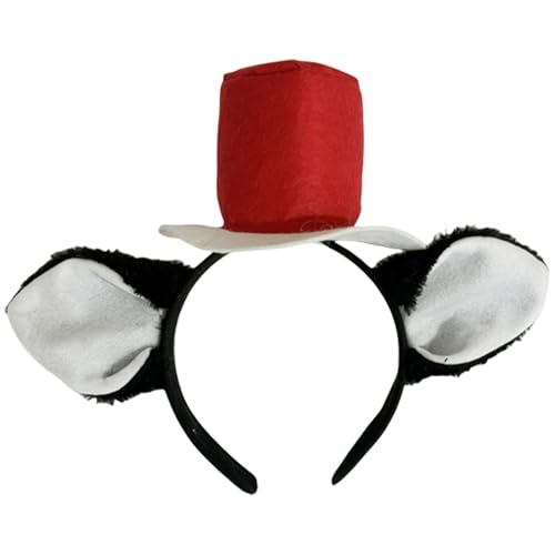 DIEKE Künstliche Katzen Ohr Stirnband Cosplay Kostüm Hairhoop Party Kopfschmuck Maskeraden Kopfbedeckung Anime Rollenspiel Zubehör Haarschmuck von DIEKE