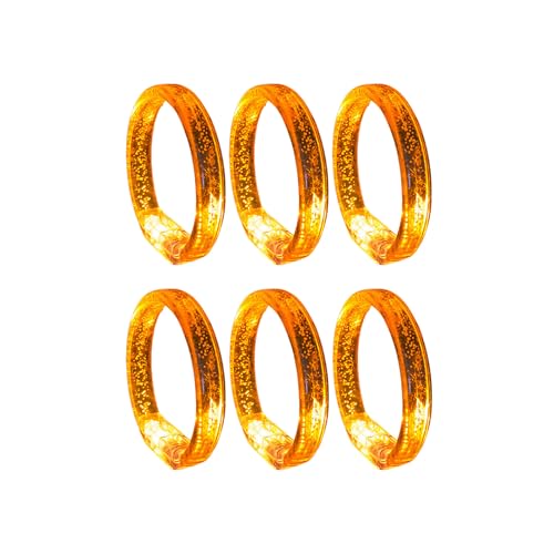 DIEKE Leuchtende Armbänder, Halloween-Party-Zubehör, blinkendes Licht für Nachtpartys und Veranstaltungen, mehrfarbig, 10 Stück von DIEKE