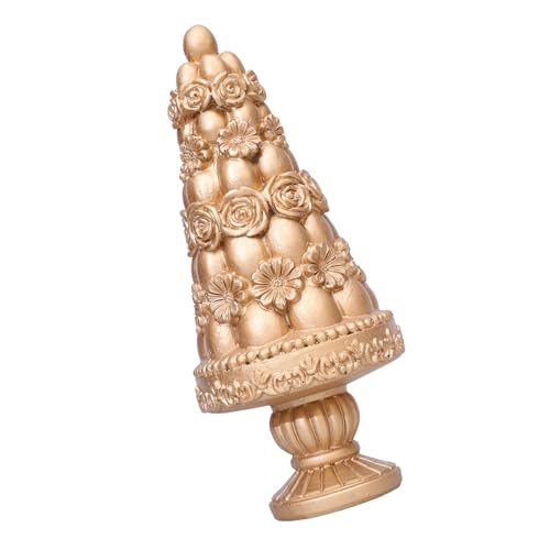 Ostereier-Baumstatue mit Blumen-Designs für Zuhause oder Büro, Tischdekoration, Festival-Kuchendekoration, Oster-Skulptur von DIEKE