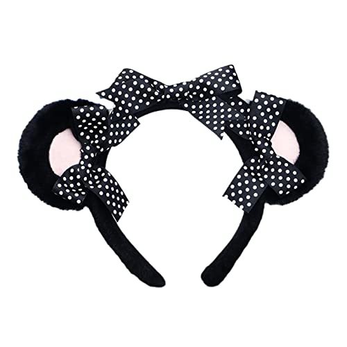Plüsch-Bär-Ohren-Haarreif mit Schleife, Dekor, Make-up-Stirnband für Ostern, Halloween, Cosplay, Haarschmuck Plüsch-Bär-Ohren-Haarreif mit Schleife, Dekor, Make-up-Stirnband für Ostern, Halloween, Cosplay, Haarschmuck von DIEKE