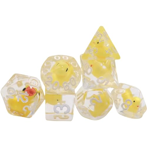 Polyedrische Würfel, 7 Stück, klare Harze, Party, Familienspiel, Lernspielzeug, Unterhaltung, polyedrisches Würfel-Set, Gaming Polyedrische Würfel, 7 Stück, klare Harze, Party, Familienspiel, Lernspielzeug, Unterhaltung, polyedrisches Würfel-Set, Gaming von DIEKE
