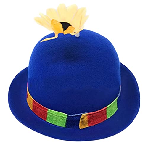 Uni-Blumen-Dekor, Filz-Derby-Hut, Halloween, Karneval, Party, Hut, faltbar, Angler, Festival, Geschenke für Freundin Uni-Blumen-Dekor, Filz-Derby-Hut, Halloween, Karneval, Party, Hut, faltbar, Angler, Festival, Geschenke für Freundin von DIEKE