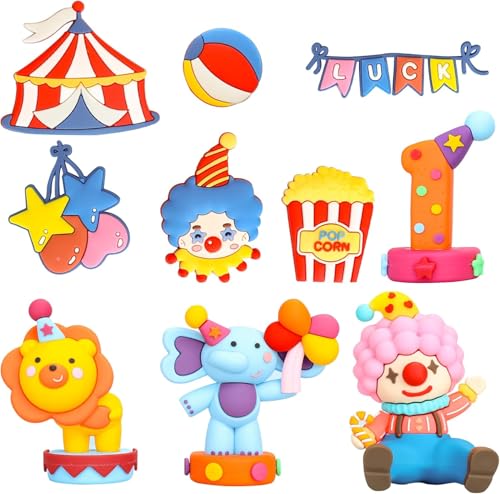 10 PCS Zirkus Cake Topper, Zirkus Cupcake Topper, Kuchen Topper Zirkus, Clown Tiere Luftballons Zirkus Tortendeko, DIY Cupcake Topper Zirkus für Geburtstag Karnevals Party Dekorationen 10 PCS Zirkus Cake Topper, Zirkus Cupcake Topper, Kuchen Topper Zirkus, Clown Tiere Luftballons Zirkus Tortendeko, DIY Cupcake Topper Zirkus für Geburtstag Karnevals Party Dekorationen von DIELIANHUA