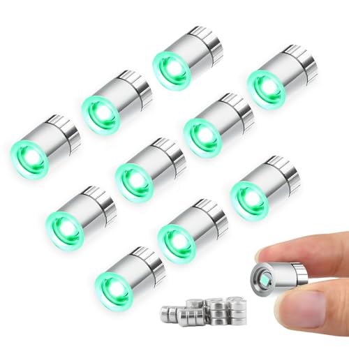 10 Stück Mini LED Licht, Puppenhaus Licht, LED Minilichter, Micro LED Licht mit Batterie, Mini LED Puppenhaus, für Partydekoration DIY Puppenhauszubehör Spielzeug Bausteine Weihnachtsbaum von DIELIANHUA