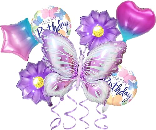 7 Stück Schmetterling Folienballon, Schmetterling Luftballon, Schmetterlinge Geburtstagsdeko,Schmetterling Deko Geburtstag, für Themenparty Dekoration 7 Stück Schmetterling Folienballon, Schmetterling Luftballon, Schmetterlinge Geburtstagsdeko,Schmetterling Deko Geburtstag, für Themenparty Dekoration von DIELIANHUA