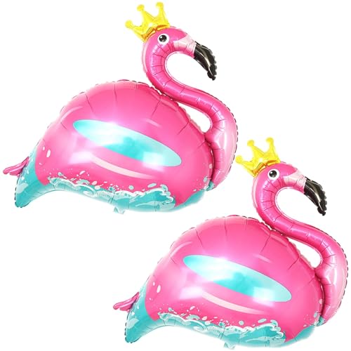 2 Stück Hawaii Folienballon, Flamingo Folienballons, Hawaii Riesen Ballons, Sommerparty Helium Ballon, Hawaii Tropical Ballons, für Geburtstags Party Sommer Tropical Strandparty 2 Stück Hawaii Folienballon, Flamingo Folienballons, Hawaii Riesen Ballons, Sommerparty Helium Ballon, Hawaii Tropical Ballons, für Geburtstags Party Sommer Tropical Strandparty von DIELOVEHUA