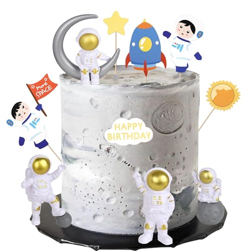 DIELOVEHUA Tortendeko Weltraum, 10 Stück Astronaut Tortendeko, Cake Topper Planeten, Weltraum Deko Kuchen, Weltraum Kindergeburtstag, für Weltraum Geburtstag Babyshower Party Dekoration DIELOVEHUA Tortendeko Weltraum, 10 Stück Astronaut Tortendeko, Cake Topper Planeten, Weltraum Deko Kuchen, Weltraum Kindergeburtstag, für Weltraum Geburtstag Babyshower Party Dekoration von DIELOVEHUA
