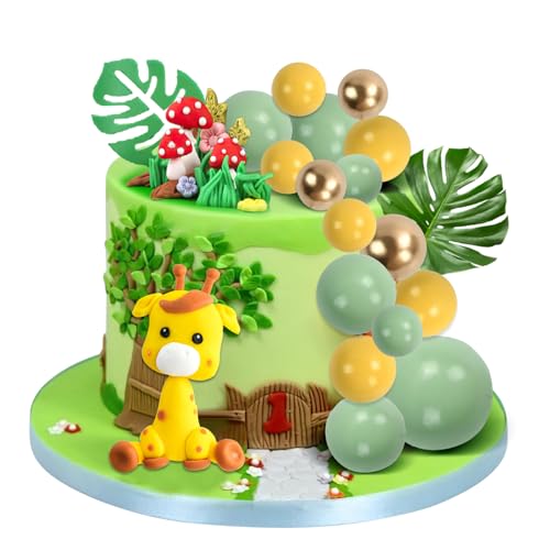 Tortendeko Tiere, 15 Stück Tortendeko Kugeln, Tiere Tortendeko Kuchen Toppers, Dschungel Tortendeko, Waldtiere Figuren Cake Topper, für Geburtstag Baby Shower Party Mädchen Kinder Tortendeko Tiere, 15 Stück Tortendeko Kugeln, Tiere Tortendeko Kuchen Toppers, Dschungel Tortendeko, Waldtiere Figuren Cake Topper, für Geburtstag Baby Shower Party Mädchen Kinder von DIELOVEHUA
