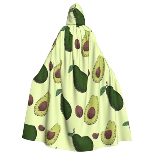 DIEzig Avocado-Umhang mit Fruchtdruck, Kapuzenumhang für Erwachsene, Karneval, Party, Halloween, ideal für Cosplay-Bühnenveranstaltungen DIEzig Avocado-Umhang mit Fruchtdruck, Kapuzenumhang für Erwachsene, Karneval, Party, Halloween, ideal für Cosplay-Bühnenveranstaltungen von DIEzig