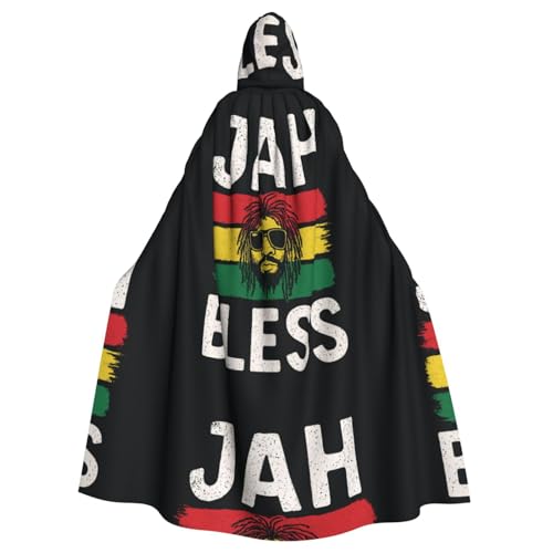 DIEzig Jah Bless Kapuzenumhang, Erwachsenen-Karneval, Partyzubehör, Halloween-Umhang, ideal für Cosplay-Bühnenveranstaltungen DIEzig Jah Bless Kapuzenumhang, Erwachsenen-Karneval, Partyzubehör, Halloween-Umhang, ideal für Cosplay-Bühnenveranstaltungen von DIEzig