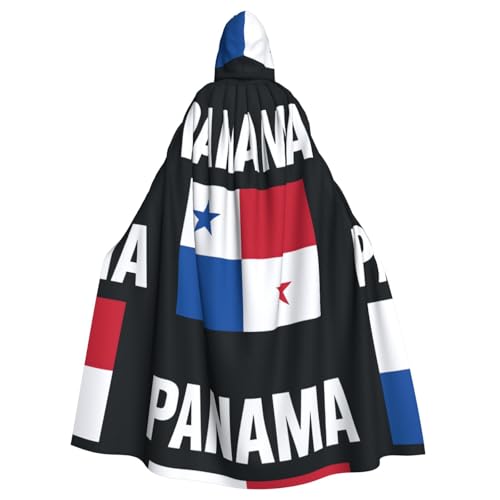 DIEzig Kapuzenumhang mit Panama-Flagge, Erwachsenen-Karneval, Partyzubehör, Halloween-Umhang, ideal für Cosplay-Bühnenveranstaltungen von DIEzig