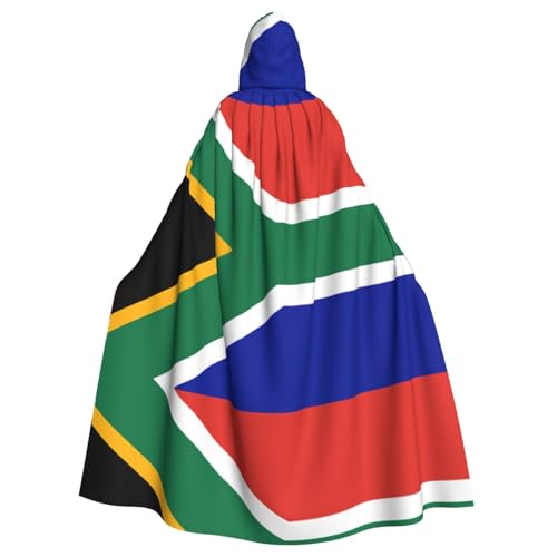 DIEzig Kapuzenumhang mit Südafrika-Flagge, Erwachsenen-Karneval, Partyzubehör, Halloween-Umhang, ideal für Cosplay-Bühnenveranstaltungen DIEzig Kapuzenumhang mit Südafrika-Flagge, Erwachsenen-Karneval, Partyzubehör, Halloween-Umhang, ideal für Cosplay-Bühnenveranstaltungen von DIEzig