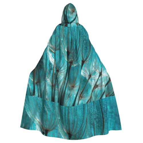 DIEzig Kapuzenumhang mit Unkrautdruck, Erwachsenen-Karneval, Partyzubehör, Halloween-Umhang, ideal für Cosplay-Bühnenveranstaltungen von DIEzig