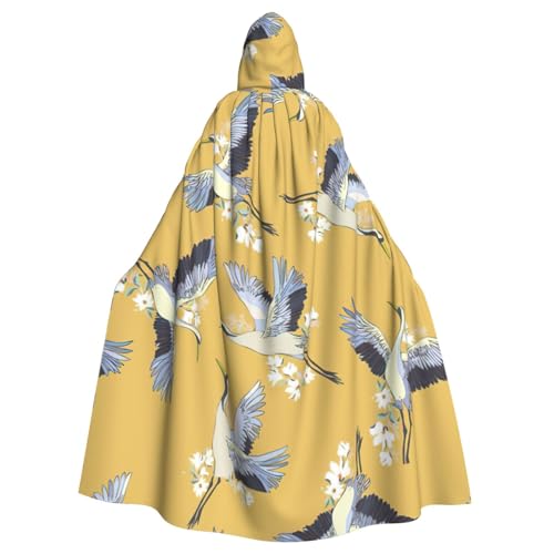 DIEzig Kapuzenumhang mit Vogel-Aufdruck, Erwachsenen-Karneval, Partyzubehör, Halloween-Umhang, ideal für Cosplay-Bühnenveranstaltungen DIEzig Kapuzenumhang mit Vogel-Aufdruck, Erwachsenen-Karneval, Partyzubehör, Halloween-Umhang, ideal für Cosplay-Bühnenveranstaltungen von DIEzig