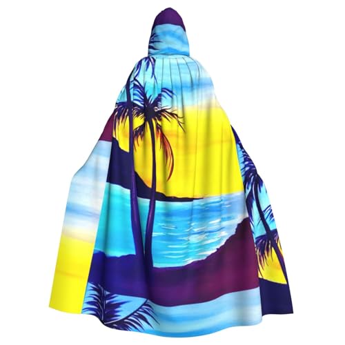 DIEzig Kapuzenumhang mit entspanntem Stranddruck, Erwachsenen-Karneval, Partyzubehör, Halloween-Umhang, ideal für Cosplay-Bühnenveranstaltungen DIEzig Kapuzenumhang mit entspanntem Stranddruck, Erwachsenen-Karneval, Partyzubehör, Halloween-Umhang, ideal für Cosplay-Bühnenveranstaltungen von DIEzig