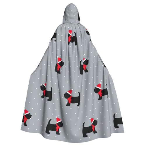 DIEzig Kapuzenumhang mit süßem Weihnachtsmotiv, für Erwachsene, Karneval, Party, Halloween, ideal für Cosplay-Bühnenveranstaltungen von DIEzig