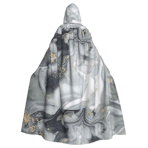 DIEzig Orientalischer Marmor-Stein-Druck, Kapuzenumhang für Erwachsene, Karneval, Party, Halloween, Umhang, ideal für Cosplay-Bühnenveranstaltungen DIEzig Orientalischer Marmor-Stein-Druck, Kapuzenumhang für Erwachsene, Karneval, Party, Halloween, Umhang, ideal für Cosplay-Bühnenveranstaltungen von DIEzig